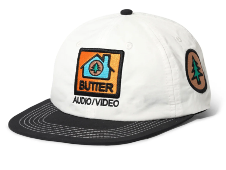 BUTTER GOODS APPLIANCES 6 PANEL CAP BLACK   WHITE Cheap