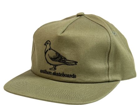 ANTI HERO BASIC PIGEON SNAPBACK HAT OLIVE Online