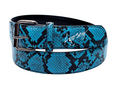 LOOSEY SLITHER BELT BLUE Online Hot Sale