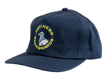 ANTIHERO PIGEON ROUND SNAPBACK NAVY Cheap