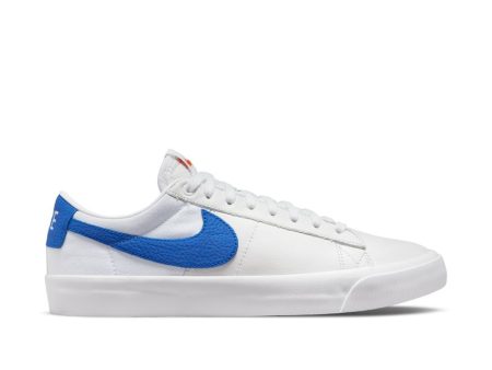 NIKE SB BLAZER LOW PRO GT ISO WHITE   VARSITY ROYAL For Sale