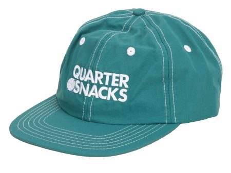 QUARTERSNACKS NYLON JOURNALIST CAP TEAL Discount