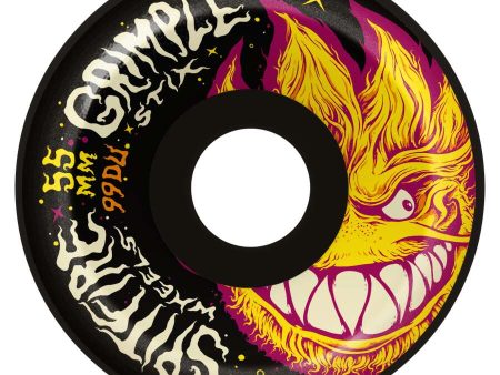 SPITFIRE X GRIMPLE STIX F4 LOCK-IN FULL 99D 55MM BLACK For Discount