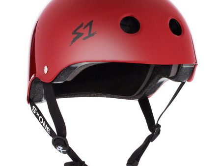 S1 LIFER BLOOD RED MATTE HELMET Discount