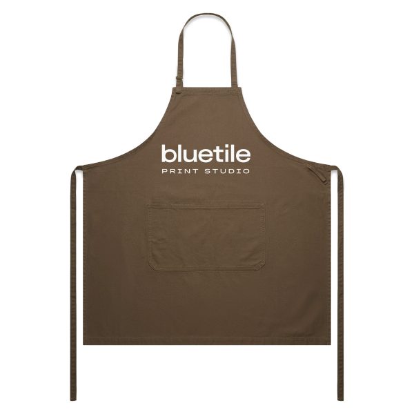 BLUETILE PRINT STUDIO CANVAS APRON WALNUT Sale