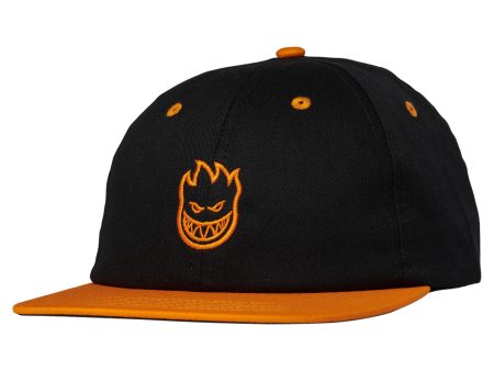 SPITFIRE LIL BIGHEAD STRAPBACK BLACK   ORANGE on Sale