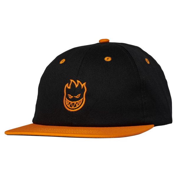 SPITFIRE LIL BIGHEAD STRAPBACK BLACK   ORANGE on Sale