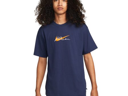 NIKE SB EMBROIDERED SKATE TEE MIDNIGHT NAVY Online Hot Sale