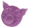 PIG HEAD RAISED CURB WAX PURPLE Sale