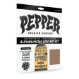 PEPPER ALPHANUMERIC CUSTOM GRIPTAPE KIT Cheap