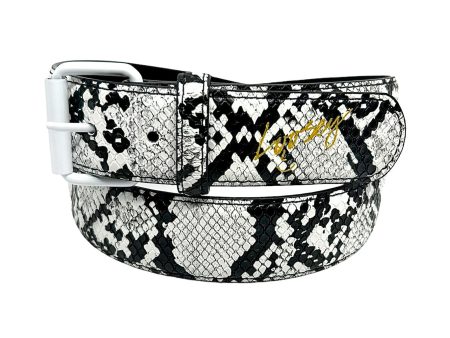 LOOSEY SLITHER BELT WHITE Cheap