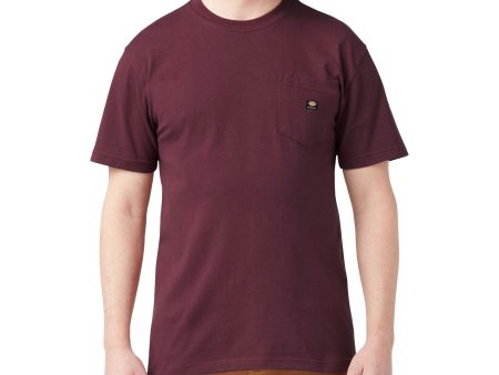 DICKIES SKATEBOARDING HEAVYWEIGHT POCKET TEE GRAPE WINE Supply