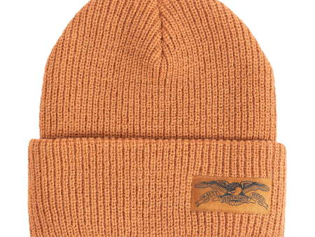 ANTIHERO STOCK EAGLE LABEL BEANIE BROWN Online Sale