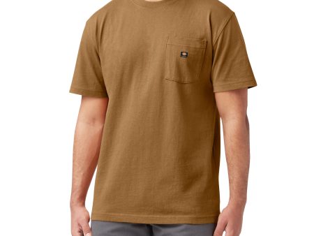 DICKIES SKATEBOARDING HEAVYWEIGHT POCKET TEE BROWN DUCK Online now