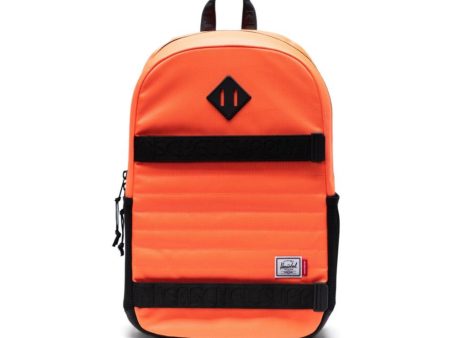 HERSCHEL X INDEPENDENT FLEET BACKPACK ORANGE BLACK For Sale