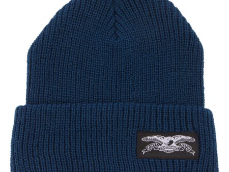 ANTI HERO STOCK EAGLE LABEL BEANIE NAVY Online Sale