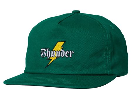 THUNDER BOLT SCRIPT HAT SNAPBACK TEAL Online Hot Sale