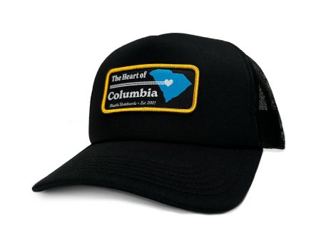 BLUETILE  HEART OF COLUMBIA  TRUCKER BLACK on Sale