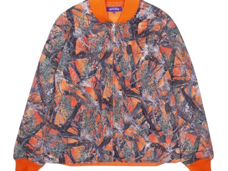 FUCKING AWESOME QUILTED CAMO PUFFER JACKET ORANGE Online Hot Sale