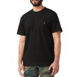 DICKIES SKATEBOARDING HEAVYWEIGHT POCKET TEE KNIT BLACK on Sale