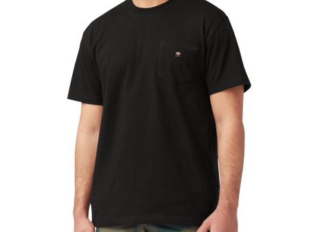 DICKIES SKATEBOARDING HEAVYWEIGHT POCKET TEE KNIT BLACK on Sale