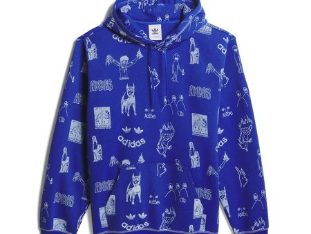 ADIDAS DILL HOODIE ROYAL BLUE Online Hot Sale