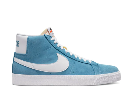 NIKE SB BLAZER MID CERULEAN   WHITE Online now