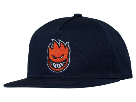 SPITFIRE BIGHEAD FILL SNAPBACK NAVY   RED Online now