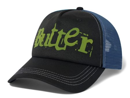 BUTTER GOODS BREAKDOWN TRUCKER CAP BLACK Fashion