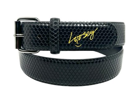 LOOSEY SLITHER BELT BLACK Supply