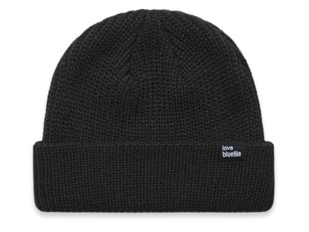 BLUETILE LOVE ALWAYS CABLE BEANIE BLACK Fashion