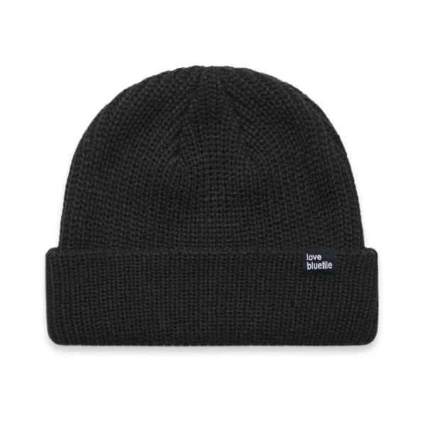 BLUETILE LOVE ALWAYS CABLE BEANIE BLACK Fashion