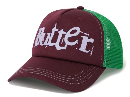 BUTTER GOODS BREAKDOWN TRUCKER CAP WINE For Cheap