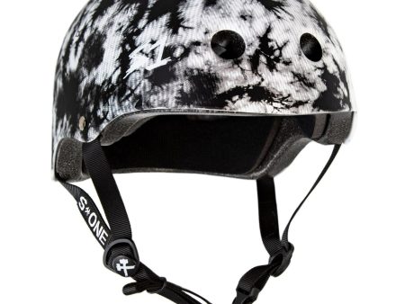 S1 LIFER BLACK WHITE TIE DYE MATTE HELMET Online