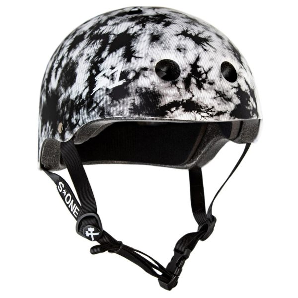 S1 LIFER BLACK WHITE TIE DYE MATTE HELMET Online