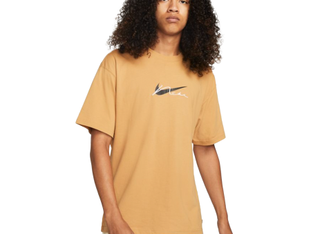 NIKE SB EMBROIDERED SKATE TEE ELEMENTAL GOLD Sale