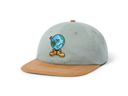 BUTTER GOODS TIMBO 6 PANEL CAP SAGE BROWN Hot on Sale