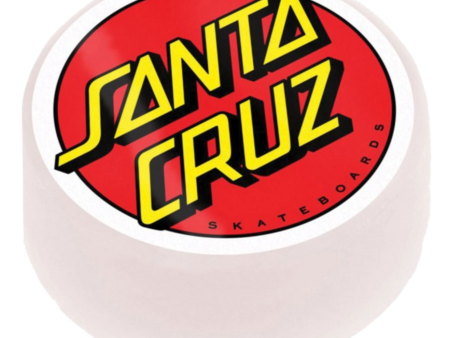 SANTA CRUZ CLASSIC DOT WAX WHITE Hot on Sale