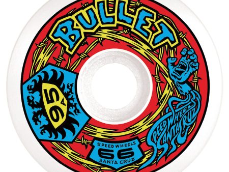 BULLET SPEEDWHEELS REISSUE 95A WHITE 66MM Sale