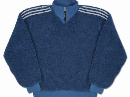 ADIDAS X BLONDEY SHERPA CREW MINERAL BLUE Online Sale