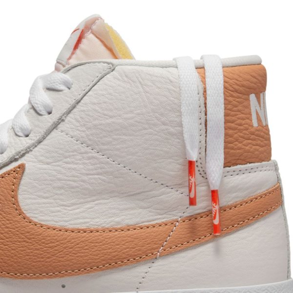 NIKE SB BLAZER MID ORANGE LABEL WHITE   LT COGNAC For Discount