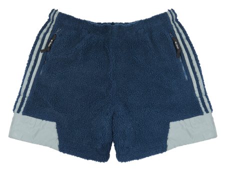 ADIDAS X BLONDEY SHERPA SHORT MINERAL BLUE on Sale