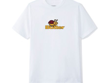 BUTTER GOODS BUG TEE WHITE Cheap