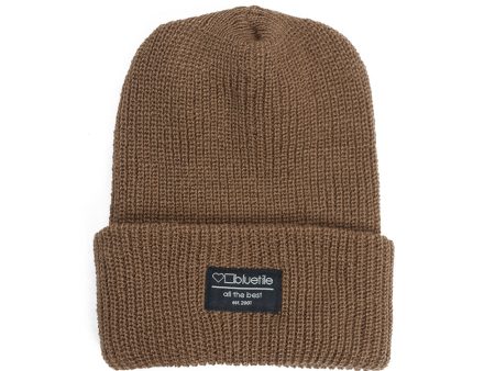 BLUETILE SURPLUS BEANIE COYOTE BROWN For Cheap