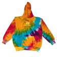 BLUETILE PEACE OUT TIE DYE HOODIE YELLOW Cheap